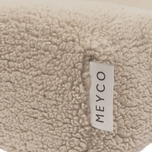 Meyco Aankleedkussenhoes Teddy Sand - Zacht En Comfortabel - 50X70Cm