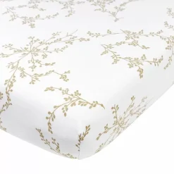 Meyco Hoeslaken Wieg Branches Sand