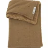 Meyco Ledikantdeken Mini Knots Fleece Toffee
