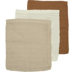 Meyco Washandjes Uni Offwhite/Sand/Toffee