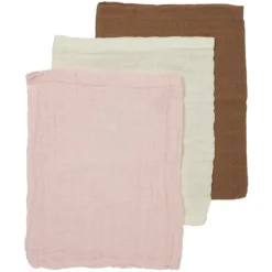 Meyco Washandjes Uni Offwhite/Soft Pink/Toffee