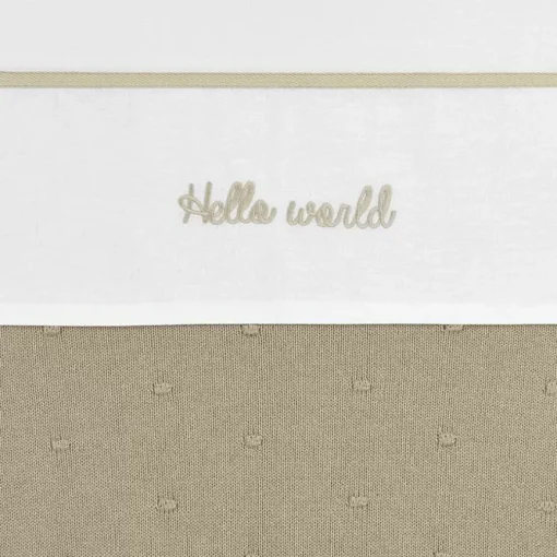 Meyco Wieglaken Hello World Sand