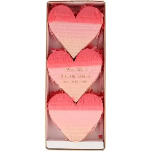 Mini Pinata'S Ombre Heart Valentine (3St) Meri Meri