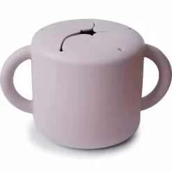 Mushie Siliconen Snack Cup Soft Lilac