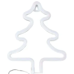 Neonlamp Kerstboom Merry And Bright Ginger Ray