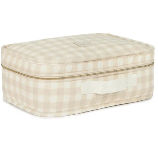 Nobodinoz Logeerkoffer Victoria Ivory Checks