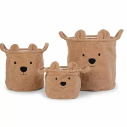 Opbergmand Teddy Beige (Medium) Childhome