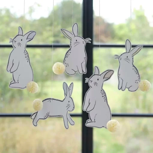 Paashanger Bunny Honeycomb Hop Hop Hooray Ginger Ray