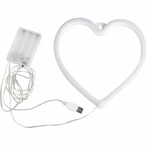 Parisian Love Roze Neon Lamp Hart - Romantische Verlichting