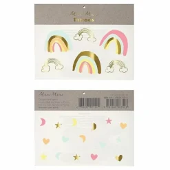 Plaktattoos Neon Rainbows Meri Meri