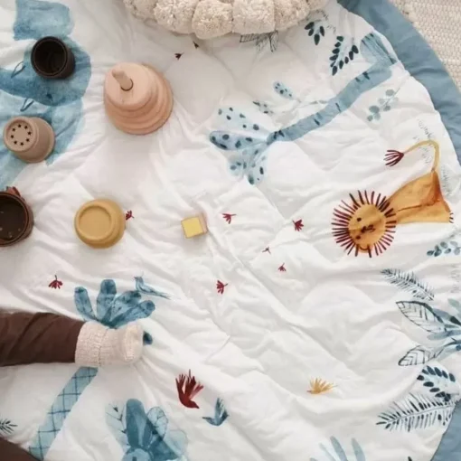 Play & Go Opbergtas En Speelmat Moulin Roty Baobab