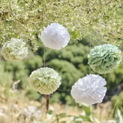 Pompons Groen Mix Botanical Baby Ginger Ray
