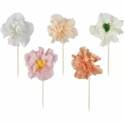 Prikkers Bloemen Birthday Bloom Ginger Ray (12St)