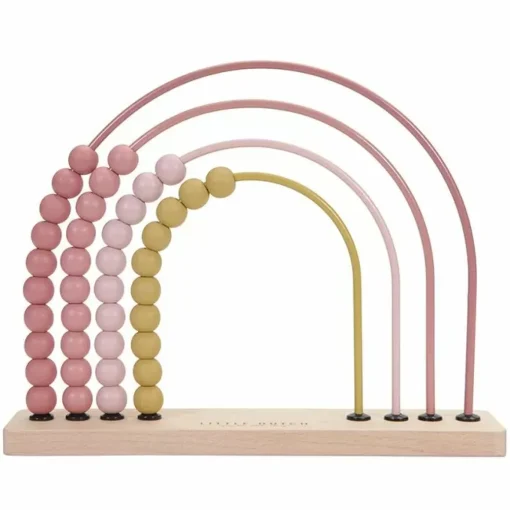 Regenboog Telraam Roze Little Dutch