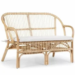 Rotan Kinderbankje Montana Met Kussen Childhome