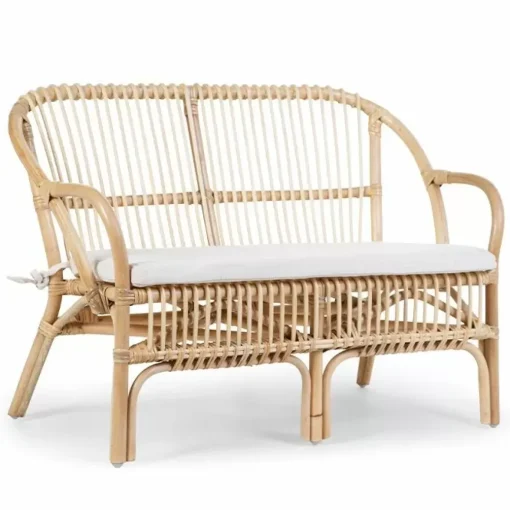 Rotan Kinderbankje Montana Met Kussen Childhome