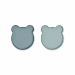 Siliconen Borden Marty Mr Bear Blue Mix Liewood
