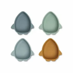 Siliconen Kommen Iggy Space Blue Multi Mix (4St) Liewood