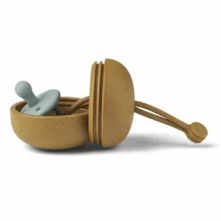Siliconen Speenhouder Philip Golden Caramel Liewood