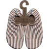 Slipstop Waterschoentjes Cognac Stripe - Nu Bestellen Voor Veilig Spelen In Het Water!