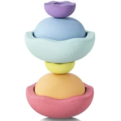 Stapelstein Stapelstenen Inside Rainbow Pastel (6St)