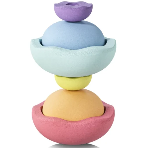 Stapelstein Stapelstenen Inside Rainbow Pastel (6St)