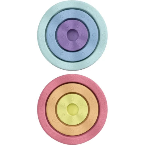 Stapelstein Stapelstenen Inside Rainbow Pastel (6St)