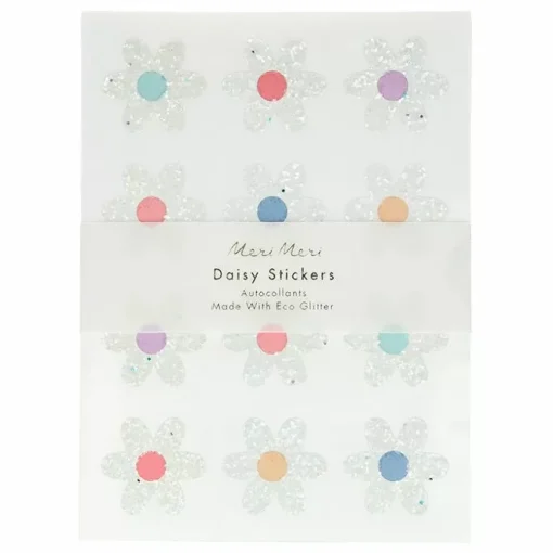 Stickers Glitter Daisy Meri Meri