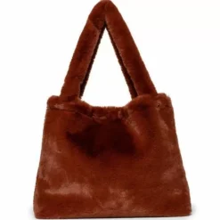 Studio Noos Mom Bag Cacao Faux Fur