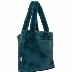 Studio Noos Mom Bag Petrol Blue Faux Fur