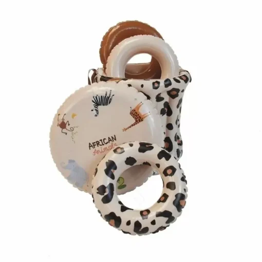 Swim Essentials Opblaaszwembad Adventure Leopard Beige