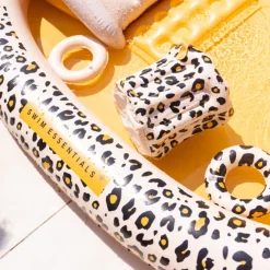Swim Essentials Opblaaszwembad Adventure Leopard Beige