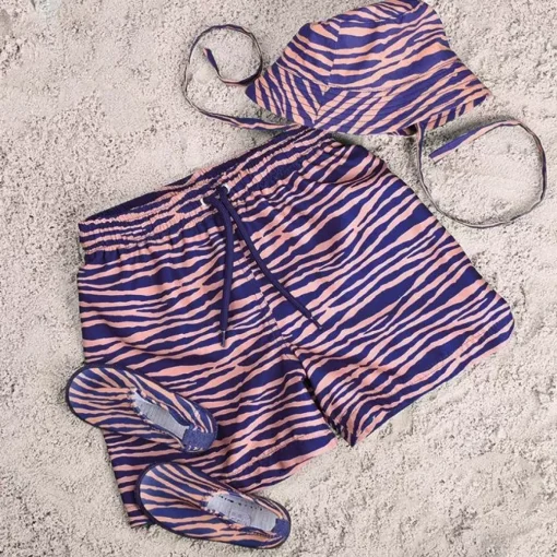 Swim Essentials Zonnehoedje Blue Zebra