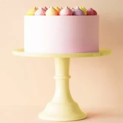 Taartplateau Pastel Geel Groot A Little Lovely Company