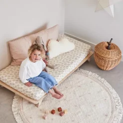 Tapis Petit Rond Vloerkleed Emma Dots Pink