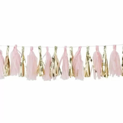 Tasselslinger Lichtroze-Goud Oh Baby! Ginger Ray