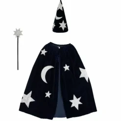 Verkleedset Tovenaar Velvet Blauw (3-6 Jaar) Meri Meri