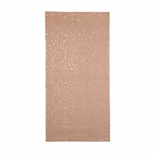 Vloerkleed Dottie Roze-Goud Kidsdepot