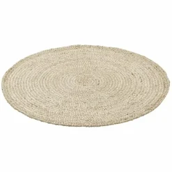 Vloerkleed Jute Rond Naturel 110Cm Kidsdepot