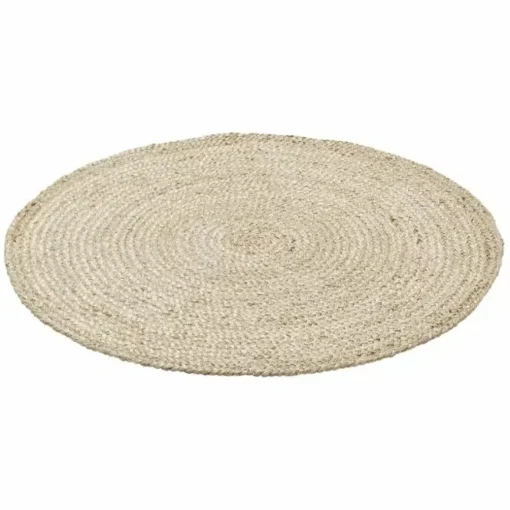 Vloerkleed Jute Rond Naturel 110Cm Kidsdepot