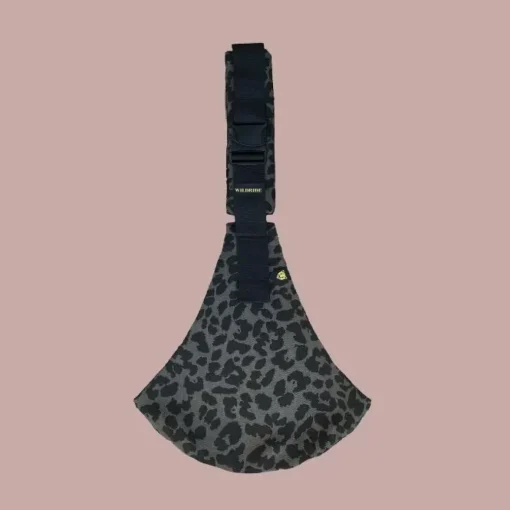 Wildride Peuter Draagzak Print Grey Leopard