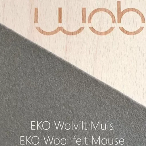 Wobbel Pro Blank Gelakt Met Vilt Muis